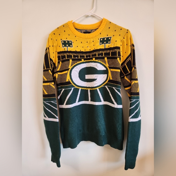 Green bay packers sweater, size small - Picture 1 of 5